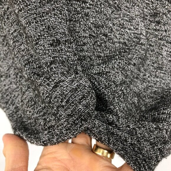 Reitman's Grey & White Marled cap Sleeve draped knit front top Plus size 2x - Picture 7 of 16